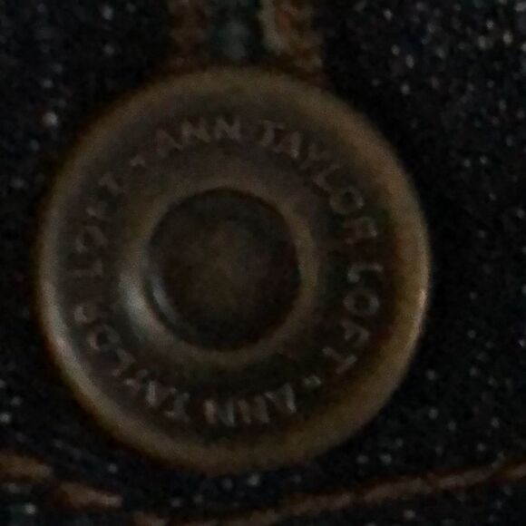 Anne Taylor Loft Cropped denim jacket. Size S - Picture 3 of 7